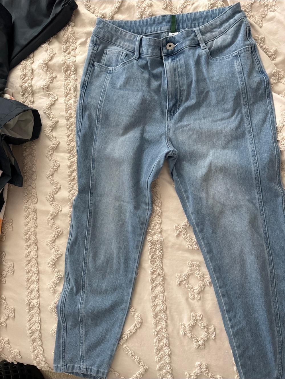 HALARA Light Blue High-Rise Slim Jeans